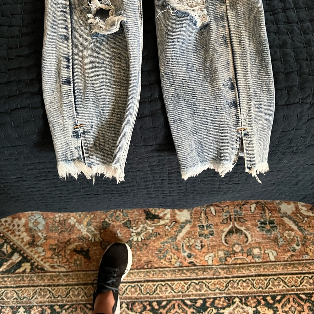 Brand new with tag Kancan acid washed mom jeans size 26